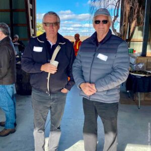 Two volunteers at KLT's 2025 Thanks.Giving event.